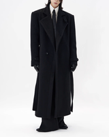 スタンドカラーウールモードコート mf3559