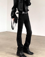 Slim Foot Flare Korean Slacks mf3097