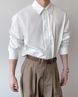 【11.26新作】レイヤーデザインコリアンシャツ mf3591