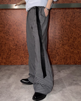 MODEFREAKのチェックモードルーズトラウザーパンツ mf3832の画像