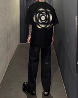 High-waisted flare mode pants mf3676