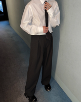 【11.7新作】ストライプルーズコリアンスラックス mf3578