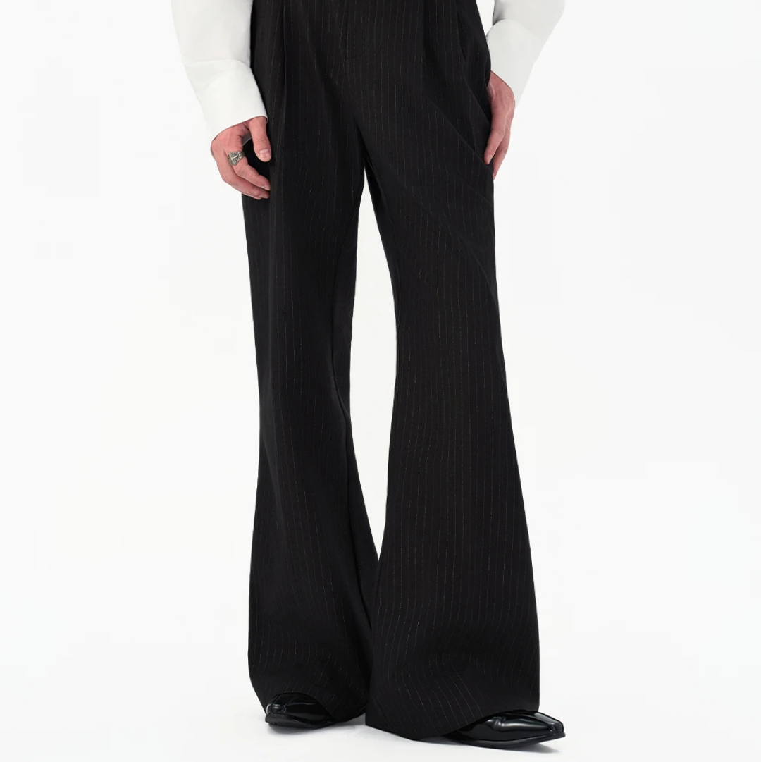 MODEFREAKのシルクタッチルーズフレアパンツ mf3850の画像