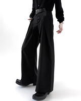 センタータックストライプフレアスラックス mf3546