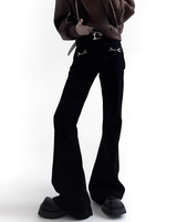 【2.11新作】モードバックルフレアパンツ mf3652