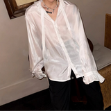 MODEFREAKのタイデザインモードマーメイドシャツ mf3518の画像