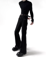 【12.10新作】ラインスタッズフレアパンツ mf3608