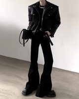 【1.14新作】ホイールエッジモードフレアデニムパンツ mf3615