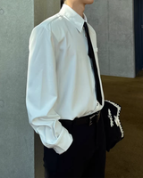 【2.2新作】コリアンシルエットネクタイシャツ mf3656