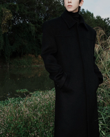 【11.21新作】ウール50%モードロングコート mf3590