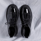 MODEFREAKのコリアンエナメルダッドシューズ mf2526の画像