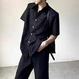 MODEFREAKのダイヤプリーツモードシャツ mf3390の画像