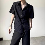 MODEFREAKのダイヤプリーツモードシャツ mf3390の画像