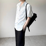 MODEFREAKのダイヤプリーツモードシャツ mf3390の画像