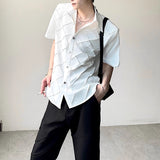 MODEFREAKのダイヤプリーツモードシャツ mf3390の画像