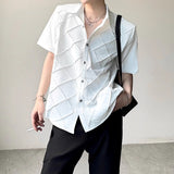 MODEFREAKのダイヤプリーツモードシャツ mf3390の画像