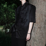 MODEFREAKのフラワーシャドウモードシャツ mf3391の画像