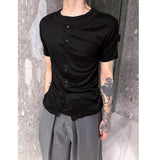 MODEFREAKのカーディガンデザインレイヤードTシャツ mf3406の画像