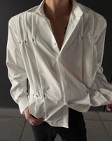 MODEFREAKのタックデザインモードシャツ mf2820の画像