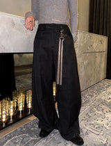 MODEFREAKのセンターラインドレープスラックス mf3018の画像