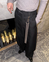 MODEFREAKのセンターラインドレープスラックス mf3018の画像