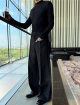 MODEFREAKのセンターラインドレープスラックス mf3018の画像