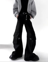 MODEFREAKのバックルデザインモードパンツ mf3247の画像