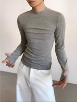 MODEFREAKのコリアンモードテーラードカットソー mf3248の画像