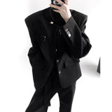 MODEFREAKのノーカラーディティールジップデザインジャケット mf3250の画像