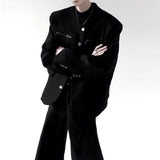 MODEFREAKのノーカラーディティールジップデザインジャケット mf3250の画像