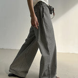 MODEFREAKのギンガムチェックルーズパンツ mf3340の画像