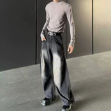 Monotone ribbed high neck top mf3072