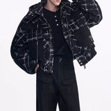 MODEFREAKの【8.29新作】ツイードルーズコットンモードジャケット mf3499の画像