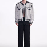 MODEFREAKのモノトーンバイカラーカーディガン mf3500の画像