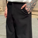 MODEFREAKのプリーツデザインドレープスラックス mf3352の画像