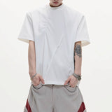MODEFREAKのアシンメトリープリーツTシャツ mf3380の画像