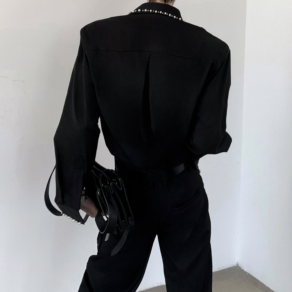 MODEFREAKのパールラインモードシャツ mf3508の画像