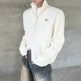 MODEFREAKのジップアップハイネックニットトップス mf3054の画像