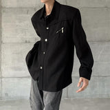 MODEFREAKのモードジップデザインコリアンシャツ mf2920の画像