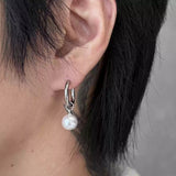 MODEFREAKのパールフープリングイヤリング mf3338の画像