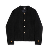 MODEFREAKのクラシカルノーカラーツイードジャケット mf2808の画像