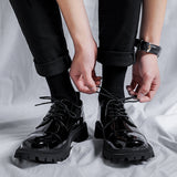 MODEFREAKのコリアンエナメルダッドシューズ mf2526の画像