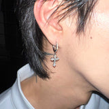 MODEFREAKのクリスタルクロスピアス mf2561の画像