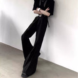 MODEFREAKのプリーツフレアモードスラックス mf3320の画像