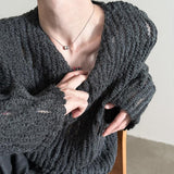 ルーズクラウドモードニット mf3006