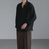 MODEFREAKのダブルタックコリアンシャツ mf2379の画像