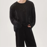 MODEFREAKのルーズシルエットシースルーニット mf3286の画像