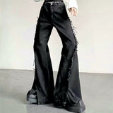 MODEFREAKのモードフリンジフレアデニムパンツ mf3432の画像