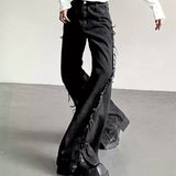 MODEFREAKのモードフリンジフレアデニムパンツ mf3432の画像