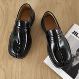 MODEFREAKのタビデザインクラシックレザーシューズ mf2903の画像